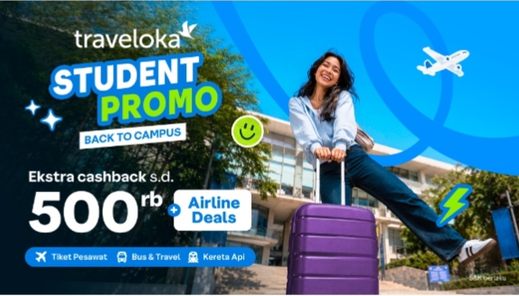 Traveloka Student Promo
